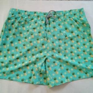 Biwisy Men's Quick Dry Swim Trunks With Side Pockets and Rear Pocket Size 2XL